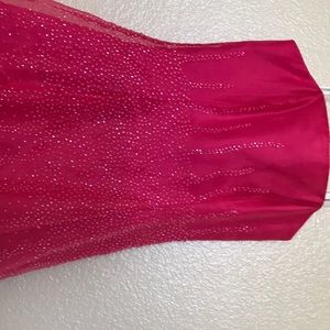 PINK DRESS beaded